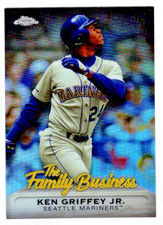 KEN GRIFFEY JR ⚾ INSERT ⚾ 2019 TOPPS CHROME * FAMILY BUSINESS #FBC-1 🏆COM S&H
