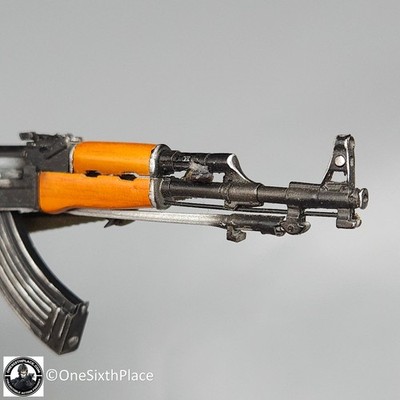 1:6 scale Soldier Story Vietnam MACV-SOG Wood & Metal AK47 Rifle