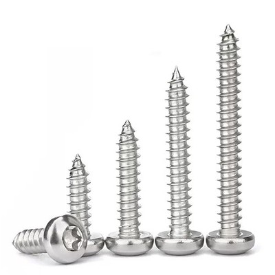 100Pcs Torx/Star Drive Pan Head Self Tapping Wood Screws, 18-8 (304) Stainles...