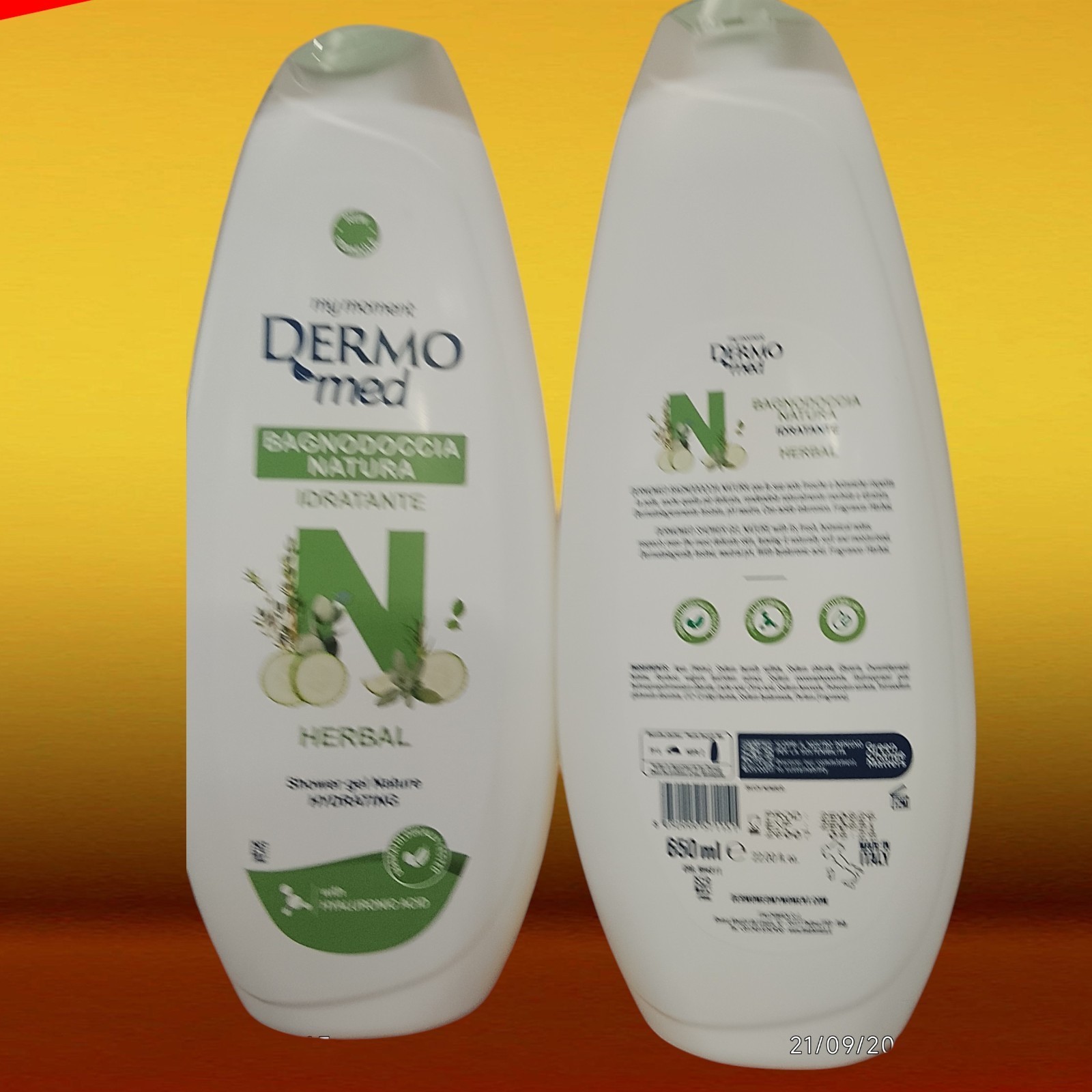 Dermomed - Natura Herbal - Bagnodoccia Idratante 650 Ml - Immagine 2