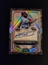 VLADIMIR GUERRERO JR 2025 TOPPS TIER ONE BASE SILVER HOLO FOIL AUTO  /5 