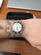 Watchdives WD007-39mm Titanium Dive Watch (White)