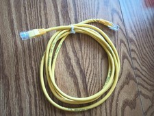 6 FT CAT 5 Ethernet Cable - Yellow - Brand Unknown - Used, Tested Working