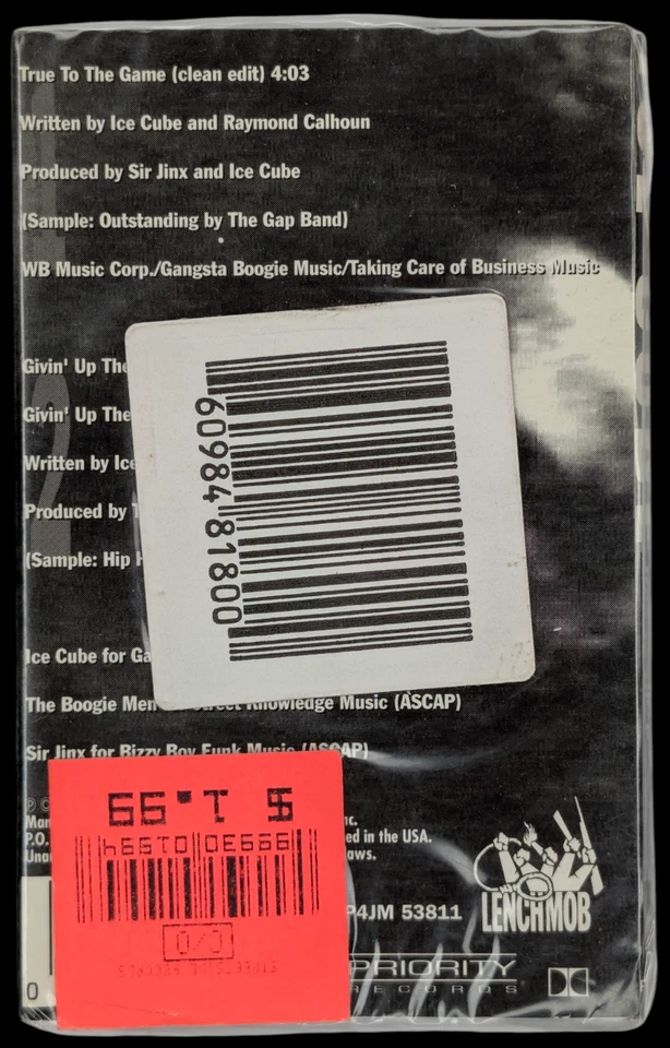 SEALED, Ice Cube – True To The Game P4JM 53811, Audio Cassette, Single, US, 1992 - Image 2 of 4