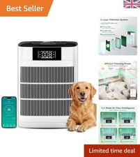 Ultra-Quiet HEPA Air Purifier with App Control, Perfect for Home & Sleep, AP001