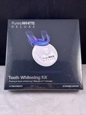 Purely White Deluxe Teeth Whitening Kit 12 Shades 9 Treatments NEW Sealed