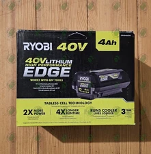 Ryobi EDGE OP40406T 4Ah 40V Lithium-Ion High Performance Battery *NEW & SEALED*