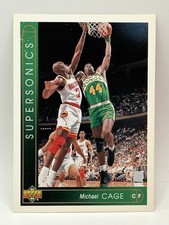 1993-94 Upper Deck Michael Cage #332 Seattle Supersonics