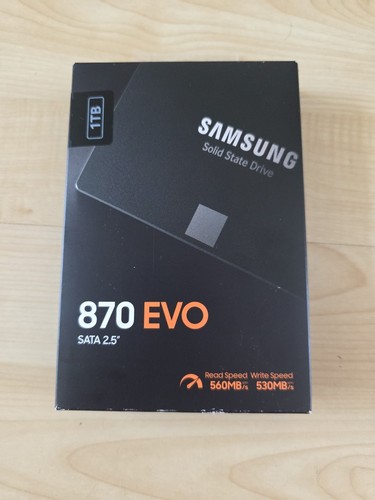 Samsung 870 EVO 1TB 2.5 Inch SATA III SSD Solid State Drive Brand New - Afbeelding 8 van 10