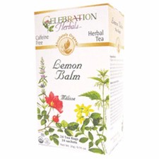 Thé Aux Herbes De Mélisse Bio 24 Sachets Par Celebration Herbals