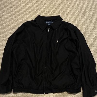 Polo by Ralph Lauren Men's Black Full Zip Jacket Regular Fit XXL OPEN TO OFFERS