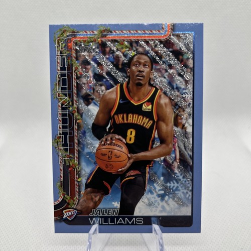 2025-26 Topps Holiday - Jalen Williams #H91 Holiday Light Blue & Glitter