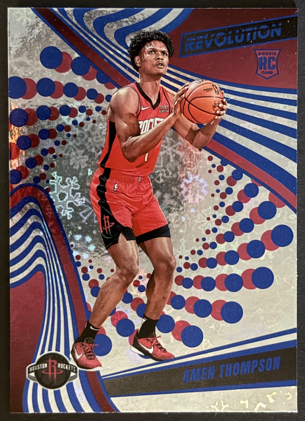 2023-24 Basketball Revolution Amen Thompson Winter #101 RC Houston Rockets
