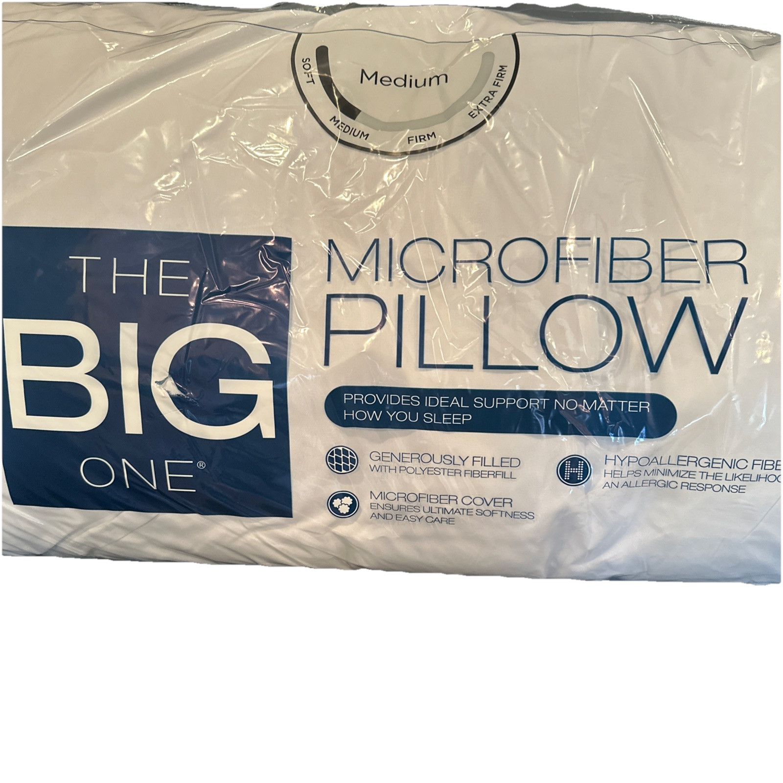The Big One&reg; Microfiber Hypoallergenic Bed Pillow KING