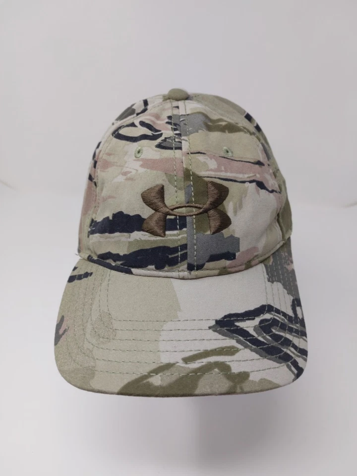 Under Armour UA Camo Snapback Hat Adjustable 2014 Soft Front Cap EUC - Image 2 of 4