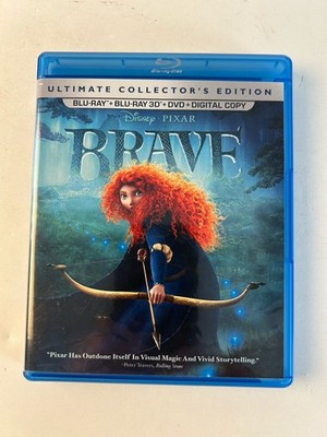 Disney Pixar Brave Collector's Edition Blu-ray 3D and Blu-ray with DVD Combo