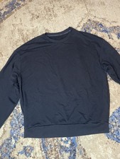 Alo Essential Sweatshirt Black Size XL