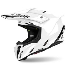 CASCO AIROH TWIST 3 TW314 WHITE GLOSS LUCIDO CROSS ENDURO QUAD