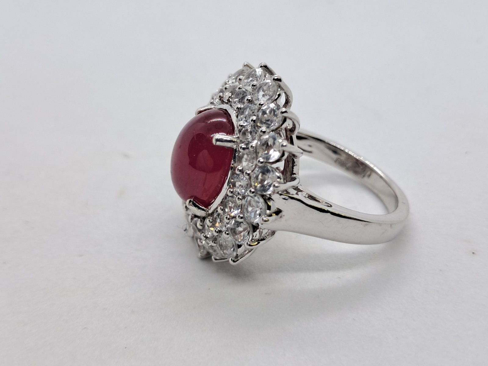 Large Red Ruby Chuck Clemency STS Solid 925 Sterl… - image 10