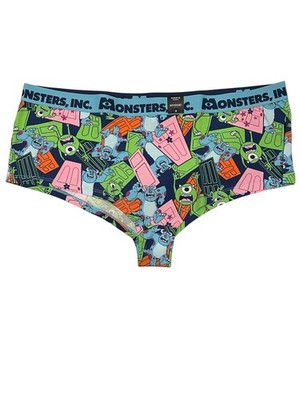 NWT TORRID Boyshort Pantie Sz 2X-3X-4X Monsters Inc Blue Green Pink Sulley Mike