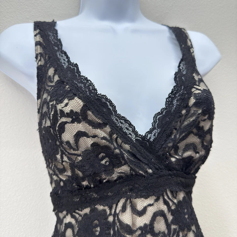 Vestido Babydoll de Encaje Trixxi Para Mujer Grande Y2k Capricho Oscuro Coqueta Sexy Gótico Foto 4 de 4