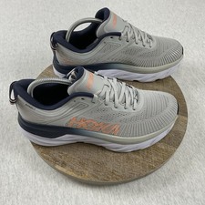 Hoka One One Bondi 7 Running Shoes Women  s 9D Comfort Athletic Gym Cushioned