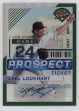 2024 Panini Prospect Edition Green Prizm Signatures Lael Lockhart Jr Auto 1eh5