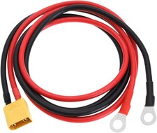 XT90 auf O-Ring Verbindungskabel 10AWG Silikonklemmen Verl&auml;ngerung Stromkabel