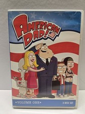 American Dad Volume One DVD 3-Disc Set 2005 Comedy Tv Series 