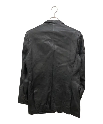 Paul Smith London Leather 3-Button Tailored Jacket Men's Size M Black image 2