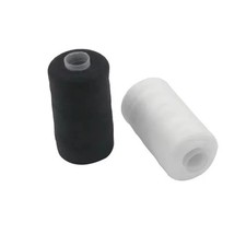 2PCS 500M Polyester Sewing Thread Set Strong Durable Black White Thread for Hand