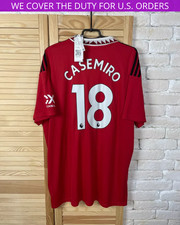 CASEMIRO MANCHESTER UNITED JERSEY HOME FOOTBALL SOCCER SHIRT ADIDAS MENS sz 2XL