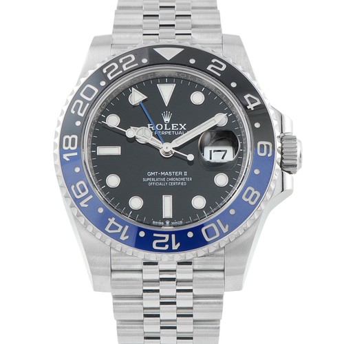 Rolex GMT-Master II Batgirl Steel Jubilee Watch 126710BLNR