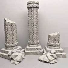 Rovine gotiche antiche colonne greche romane - scultura artistica motivo...