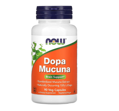 NOW Foods, Mucuna Dopa, 90 pflanzliche Kapseln