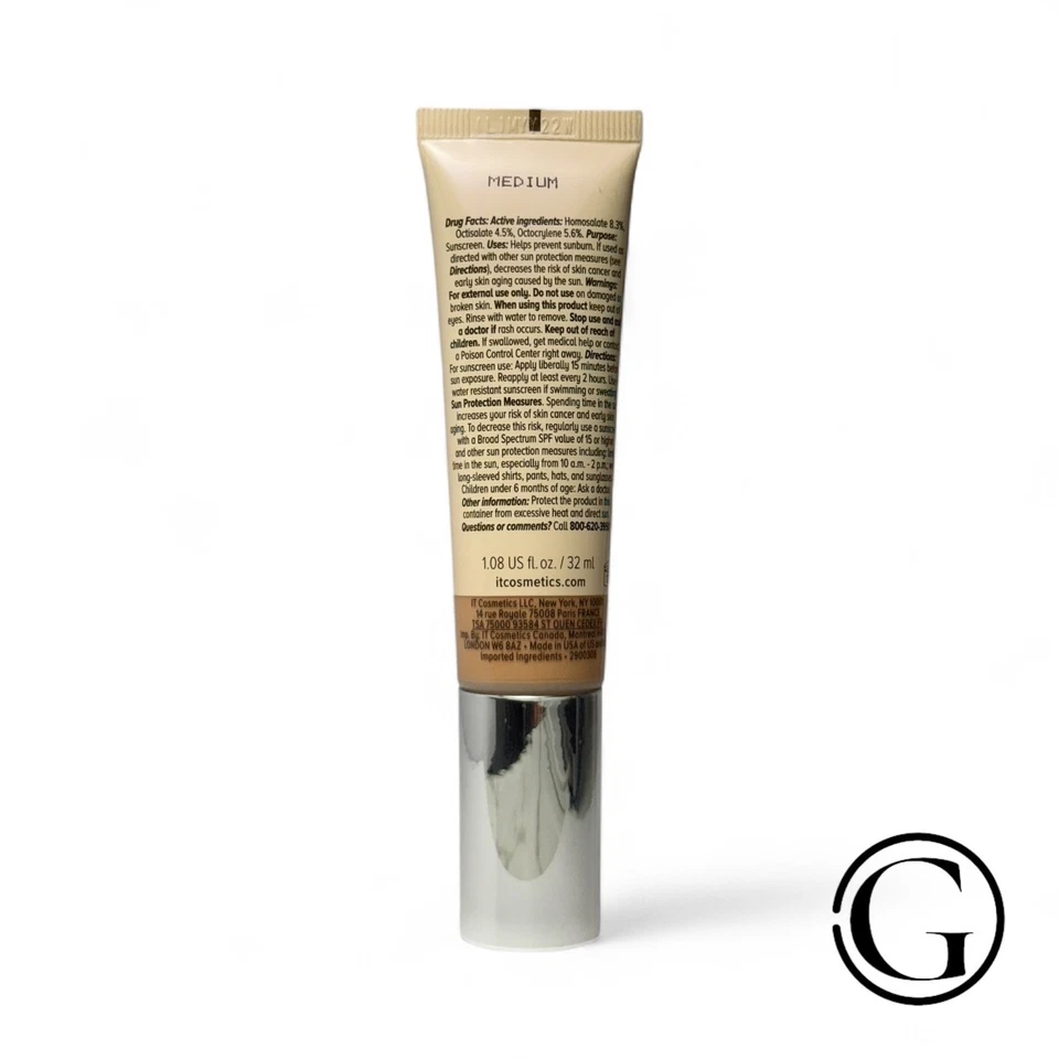 It Cosmetic Your Skin But Better CC+ Nude Glow  SPF40 - Medium 02/2026 - Image 2 of 2