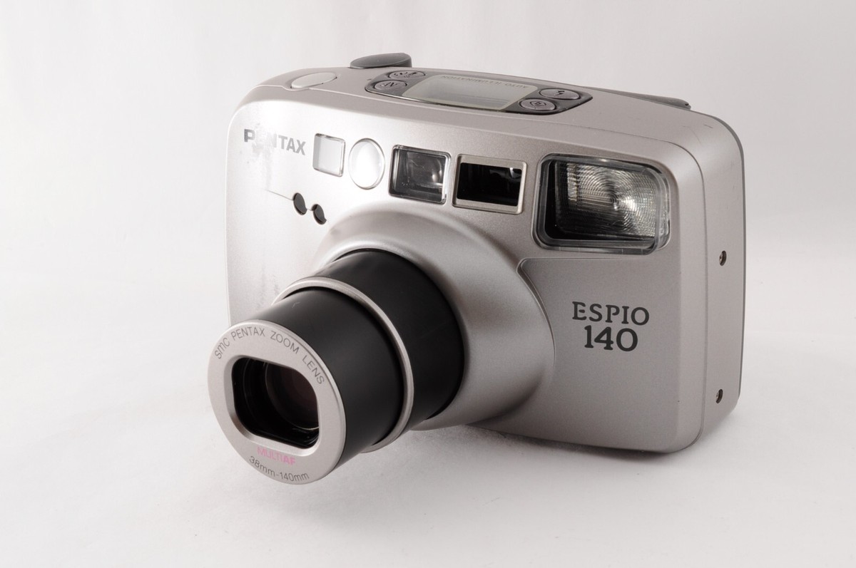 ★実写済・完動品★ペンタックス PENTAX ESPIO 140 シルバー PENTAX ESPIO 140 35mm Point & Shoot Film Camera Silver