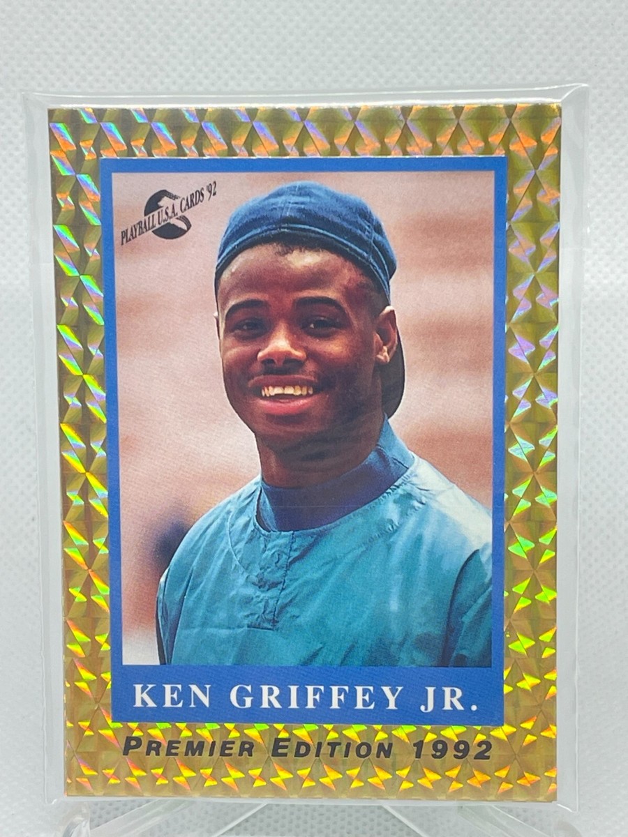 Ken Griffey Jr. サイン入りカード 1992 グリフィー KEN GRIFFEY Jr. 1992 RBI Regular Size Card #4 _ Receive