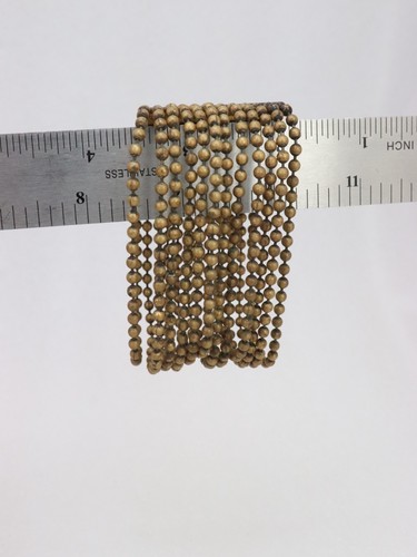 Vintage Unsigned Miriam Haskell Antique Tone Brass Chain Bracelet Victorian Deco - Picture 7 of 16