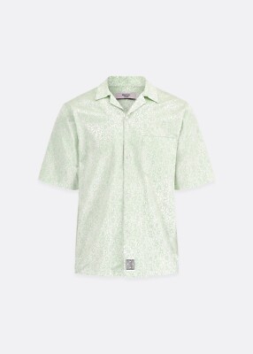 Martine Rose Short Sleeve Button Floral Print Camp Collar Shirt MSRP $356 S/M