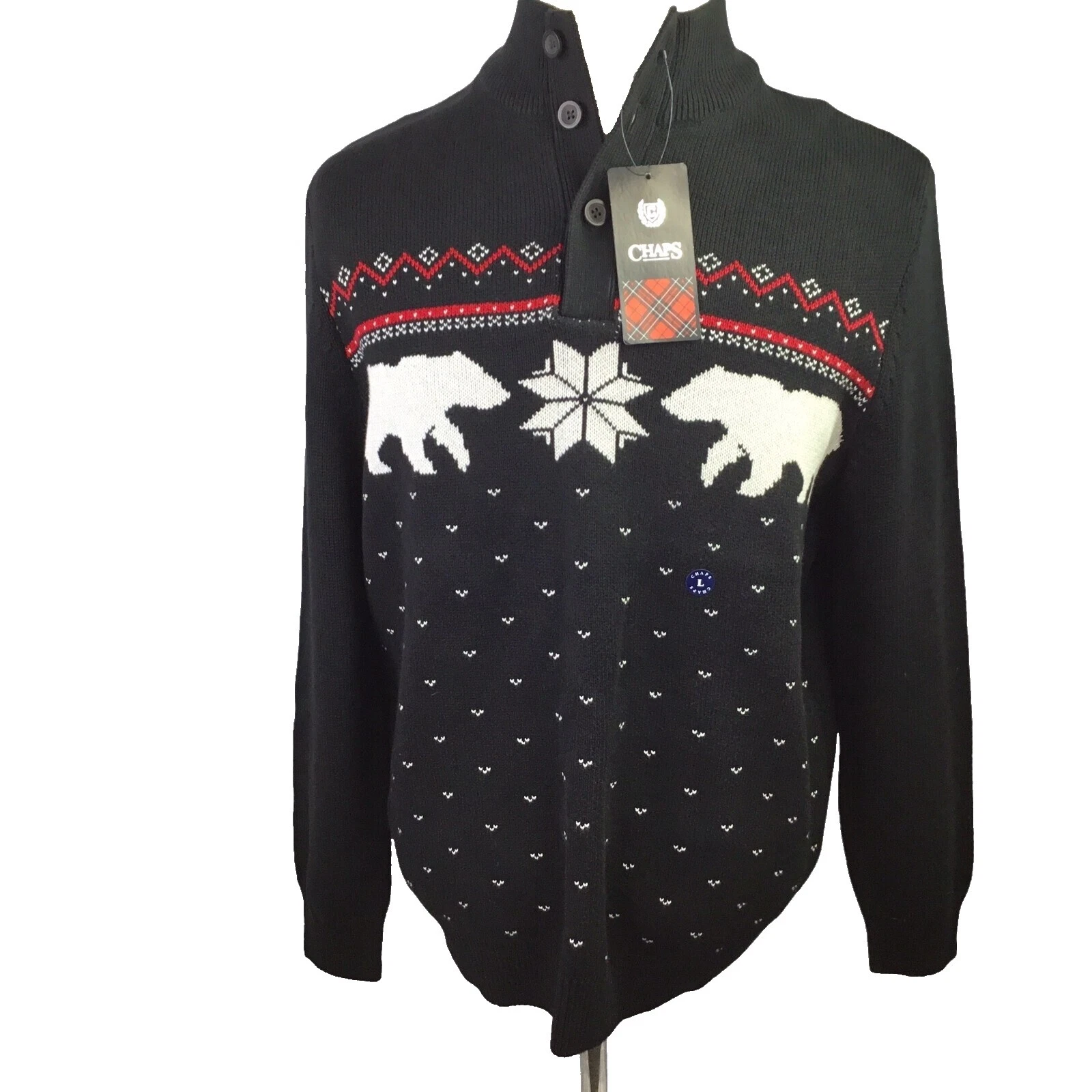 Chaps Women's Regular Size Sweaters for Men