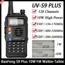 BAOFENG 9R 10W TRI-BAND U/VHF WALKIE TALKIE TWO WAY RADIO LONG RANGE TRANSCEIVER
