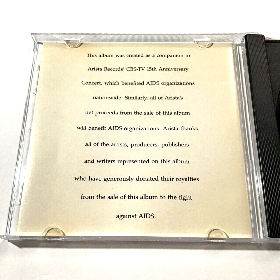 Various Arista A 15 Year History Of Hits (CD, 1991) Whitney Houston Expose Foto 3 de 4