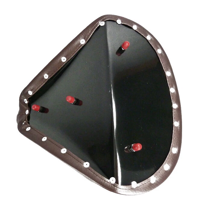 Motorradsitz Solositz groß dunkel braun extra flach Bobber Chopper Custombike - Bild 2 von 2