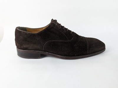 Berwick 1707 Braun Wildleder Leder Goodyear Rahmengenähte Schuhe UK 7 EU 41