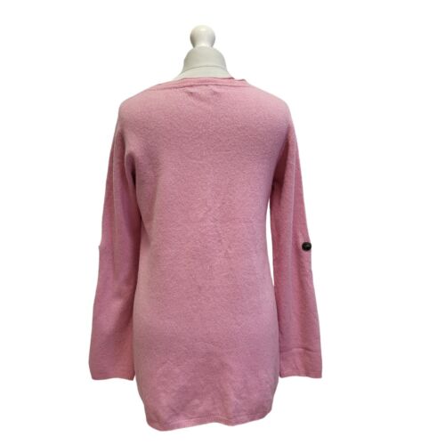 Burberry Jumper Blue Label Logo Pink Women's UK Size M 38 - Picture 3 of 8