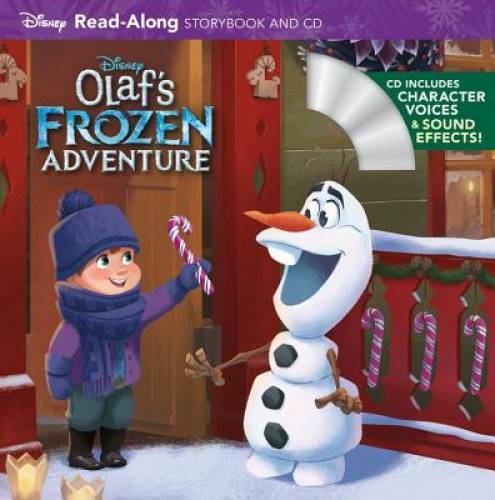Olaf's Frozen Adventure Read-Along Storybook and CD (A Disney Storybook  - GOOD