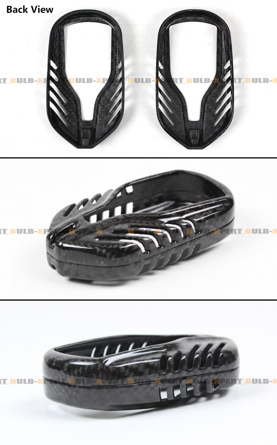 Carbon Fiber Key Fob Case Cover For 2013-19 Maserati Quattroporte Ghibli Levante