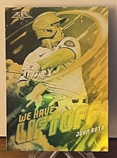 2021 Topps Fire Juan Soto #WHL-19 We Have Liftoff Gold Minted - Nationals