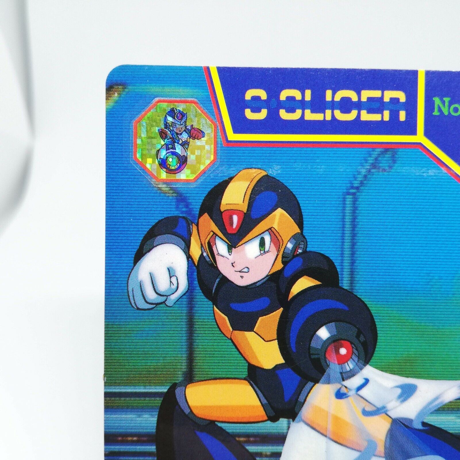 No.51 Sonic Slicer MEGA (ROCK) Man X2 Card 1994 BANDAI JAPAN CAPCOM TCG